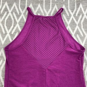 Reebok High Neck Racerback Tank With Mesh Back Detail